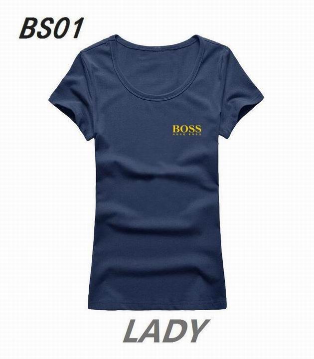 BOSS short round collar T woman S-XL-046
